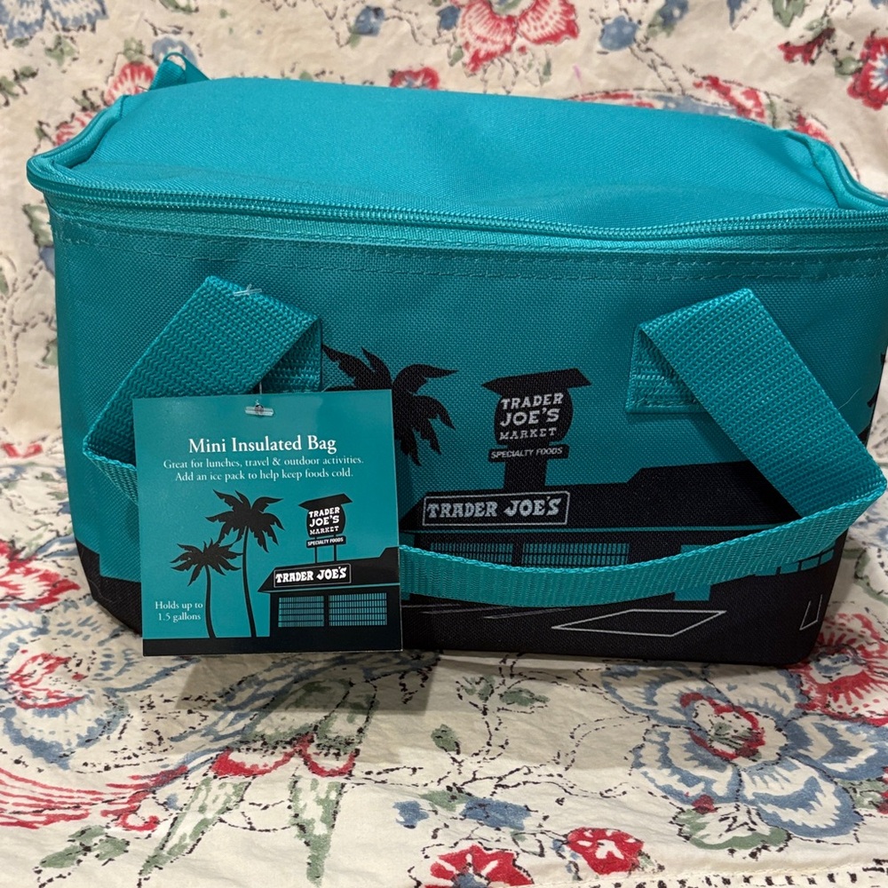 NWT Trader Joe's Teal Insulated Bag